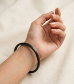 Mild Steel Black Womens Kada (Plain) 2 mm thickness By The Amritsar Store - The Amritsar Store