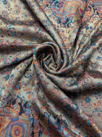 Women's Kani Shawl – Zari Mughal Darbar Reversible Designer Wrap | The Amritsar Store - The Amritsar Store