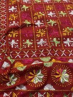 Phulkari Bagh Dupatta – Hand Embroidered Traditional Punjabi Bagh | The Amritsar Store - The Amritsar Store