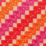 Multicolored Phulkari Dupatta Four Side Cut Work With Latkans (Tassels) By The Amritsar Store - The Amritsar Store