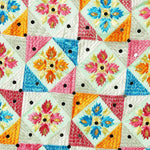 Multicolor Mirror Work & Gotta Patti Phulkari Dupatta By The Amritsar Store - The Amritsar Store
