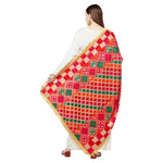 Zig Zag Multicolored Gotta Patti Phulkari Dupatta By The Amritsar Store - The Amritsar Store