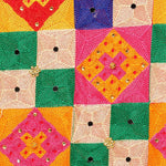 Ghungru Multicolor Mirror Work Phulkari Dupatta By The Amritsar Store - The Amritsar Store