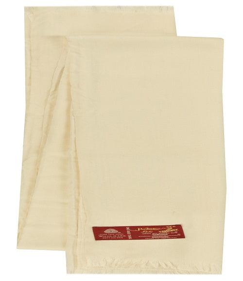 Pashmina Meditation Prayer Shawl For Men, Woolen Cashmere Handmade Handwoven Cream Unisex Wrap Shawl For Men Pashmina 0001 by Dhariwal. Unisex - The Amritsar Store