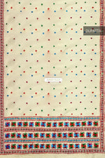 Phulkari Dupatta -Hand Embroidered in lemon Color |The Amritsar Store - The Amritsar Store