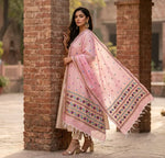 Phulkari Dupatta – Hand Embroidered Pink Dupatta for Women | The Amritsar Store - The Amritsar Store