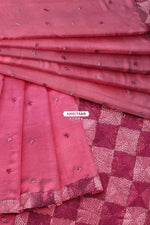 Phulkari Saree Hand-Embroidered in Pink – Celebrate Tradition in Style,The Amritsar Store - The Amritsar Store