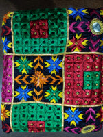 Multicolor Hand Embroidery Phulkari Dupatta with Mirror Work and Gotta Patti by The Amritsar Store - The Amritsar Store