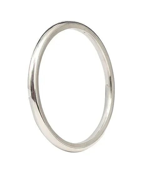 The Amritsar Store Round Metallic Stainless Steel Kada for Men 5 mm thickness (NO EDGES) - The Amritsar Store
