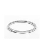 Steel Round Metallic Personalized Stainless Steel Kada for Men 5 mm thickness without edges - The Amritsar Store