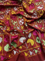 Phulkari Bagh Dupatta – Hand Embroidered Punjabi Dupatta | The Amritsar Store - The Amritsar Store
