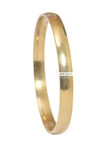 Punjabi Brass Kada (Plain) 6 mm Thickness by The Amritsar Store - The Amritsar Store