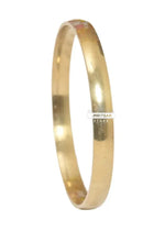 Punjabi Brass Kada (Plain) 6 mm Thickness by The Amritsar Store - The Amritsar Store