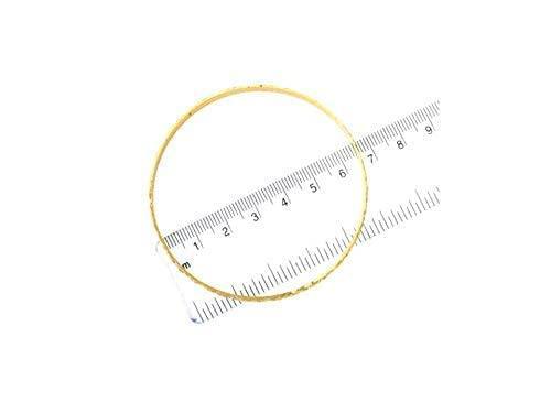 Steel and Brass Panjabi Kada Unisex (Flat) 5 mm thickness by The Amritsar Store - The Amritsar Store