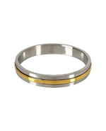 Punjabi Mens Kada Stainless Steel & Brass 8 mm THICK, HEAVY by The Amritsar Store - The Amritsar Store