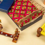 The Amritsar Store Phulkari dupatta with traditional hand embroidery in vibrant Punjabi floral motifs