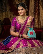 The Amritsar Store Phulkari Potli Bag – Handcrafted Punjabi Style - The Amritsar Store