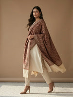 Shawl For Women Reversible Self Weave Shawl, Premium Soft | The Amritsar Store - The Amritsar Store