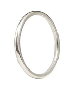 The Amritsar Store ROUND Metallic Stainless Steel Kada for Women 3 mm thickness (NO EDGES) - The Amritsar Store