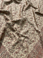 The Amritsar Store Reversible Self-Weave Shawl – Premium Soft Wool Wrap for Elegant Winter Style