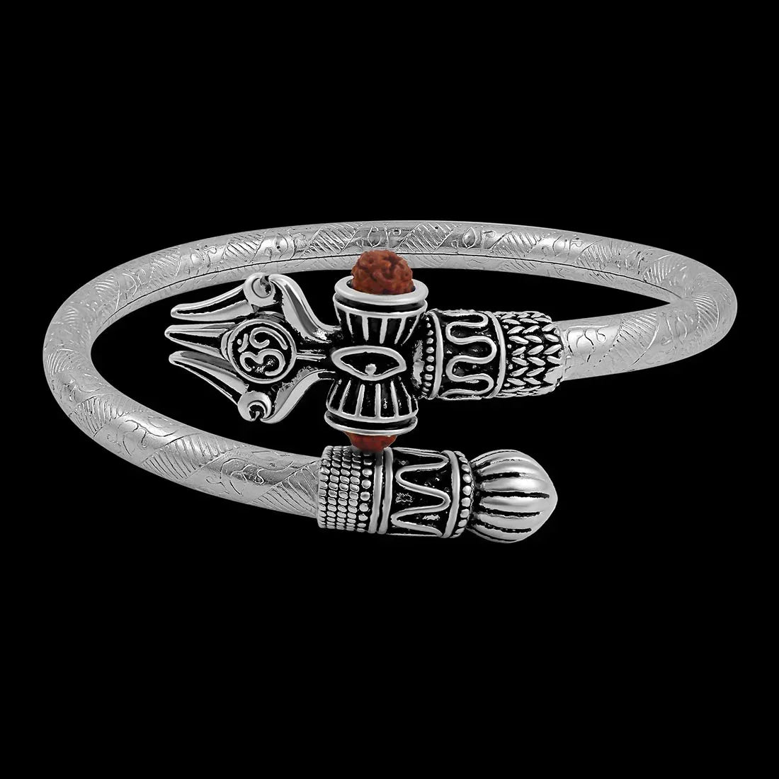 Trishul Damru Antique Vintage Ethnic Shiv ji Kada Bracelet For Men Women GIrls Boys By The Amritsar Store - The Amritsar Store