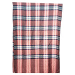 The Amritsar Store , Multicolor Bamboo Silk Scarf, Soft & Fine Quality with Check Pattern All Season - The Amritsar Store