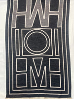 "Soft Black and White Geometric Wrap, Elegant Unisex Scarf by The Amritsar Store"