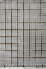 "Modern Grey Checkered Scarf, Lightweight and Stylish Winter Wrap for Men and Women by The Amritsar Store"