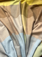 The Amritsar Store soft pastel checked winter scarf for women, lightweight and elegant cold-weather accessory