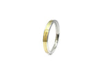 The Amritsar Store Stainless Steel and Brass 2 Lines 7mm Punjabi Kada for Men with dual-tone finish and traditional Sikh design