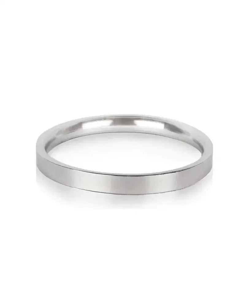 Stainless Steel Men's Punjabi Kada (Plain) 0.2" Thickness by The Amritsar Store (Customization Available) - The Amritsar Store