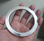 Stainless Steel Punjabi Chakri Kada for men with traditional Sikh design, durable polished steel finish by The Amritsar Store