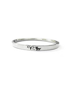 Stainless Steel Sun Sign Unisex Punjabi Kada with engraved zodiac symbol by The Amritsar Store, sleek silver finish bracelet for men and women