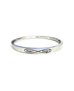 Stainless Steel Unisex Infinity Symbol Customised Kada By The Amritsar Store - The Amritsar Store