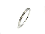 Unisex stainless steel infinity symbol customised kada by The Amritsar Store, sleek polished finish bracelet suitable for daily wear and gifting