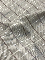 The Amritsar Store classic beige and white check wool scarf with a soft woven texture, elegant neutral checks, and a timeless winter design