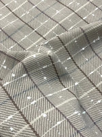 Beige White Checked Wool Scarf for Women – Soft Winter Scarf | The Amritsar Store - The Amritsar Store