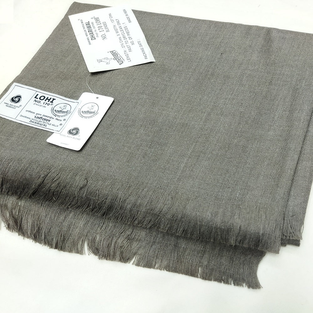 Shawl For Men, Large Wool Wrap, Unisex Shawl, Wool Rich Shawl, Pashmina Shawl Dhariwal Lohi No. 170. Unisex - The Amritsar Store