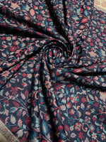 "The Amritsar Store Kashmiri Jaal Weave Shawl – Fine Wool, Intricate Floral Motifs"