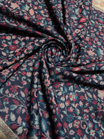 Women's Kashmiri Shawl – Floral Jaal Weave Designer Wrap | The Amritsar Store - The Amritsar Store