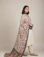 Women's Kalamkari Stole – Traditional Floral Designer Wrap | The Amritsar Store - The Amritsar Store