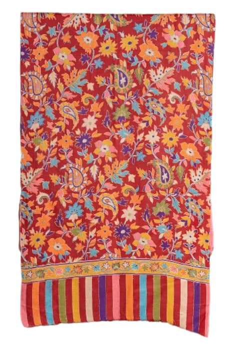 The Amritsar Store Women’s Kalamkari Shawl – Handcrafted Traditional Art featuring intricate patterns and rich traditional design, perfect for elegant ethnic styling