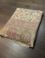 The Amritsar Store Men’s Extra Fine Wool Shawl – Colorful Paisley Design, Shawl For Men - The Amritsar Store