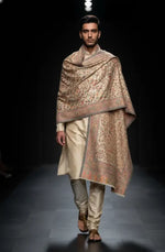 The Amritsar Store Men’s Extra Fine Wool Shawl – Colorful Paisley Design, Shawl For Men - The Amritsar Store