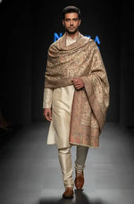 The Amritsar Store Men’s Extra Fine Wool Shawl – Colorful Paisley Design, Shawl For Men - The Amritsar Store