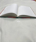 Multicolor geometric pattern handmade fabric cover diary by The Amritsar Store