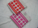 The Amritsar Store ,Phulkari Geometric Floral Embroidered Unstitched Suit Set With Dupatta - The Amritsar Store
