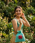 The Amritsar Store Phulkari Potli Bag – Handcrafted Punjabi Style - The Amritsar Store
