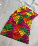 The Amritsar Store Multicolor Phulkari Shagun Envelope Punjabi Embroidered Shagun Lifafa for Wedding Gifts