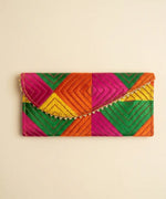 The Amritsar Store Multicolor Phulkari Shagun Envelope Punjabi Embroidered Shagun Lifafa for Wedding Gifts